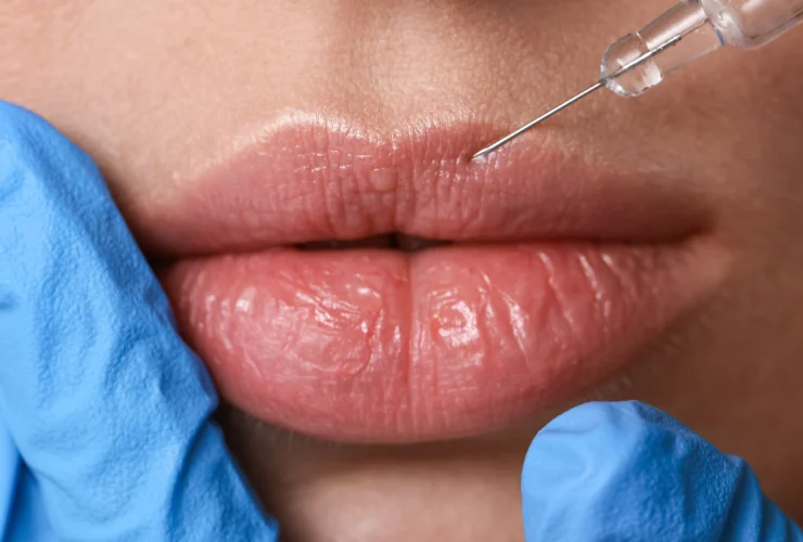 Relleno En Los Labios Con Acido