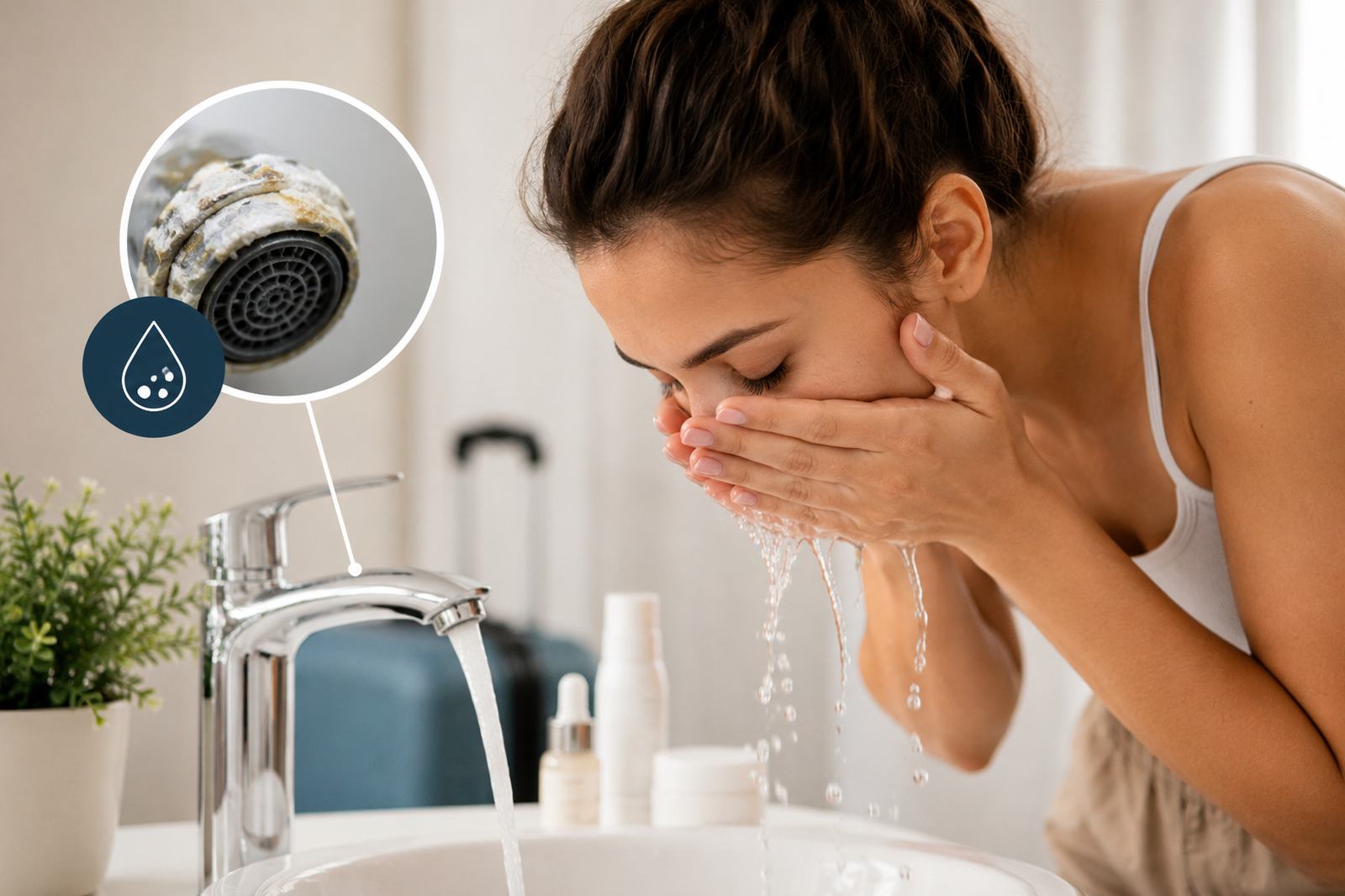 ¿Por Qué La Piel Se Reseca Cuando Viajas? El Papel Del Agua Dura Y La Cal 1 Agua Dura Y Piel